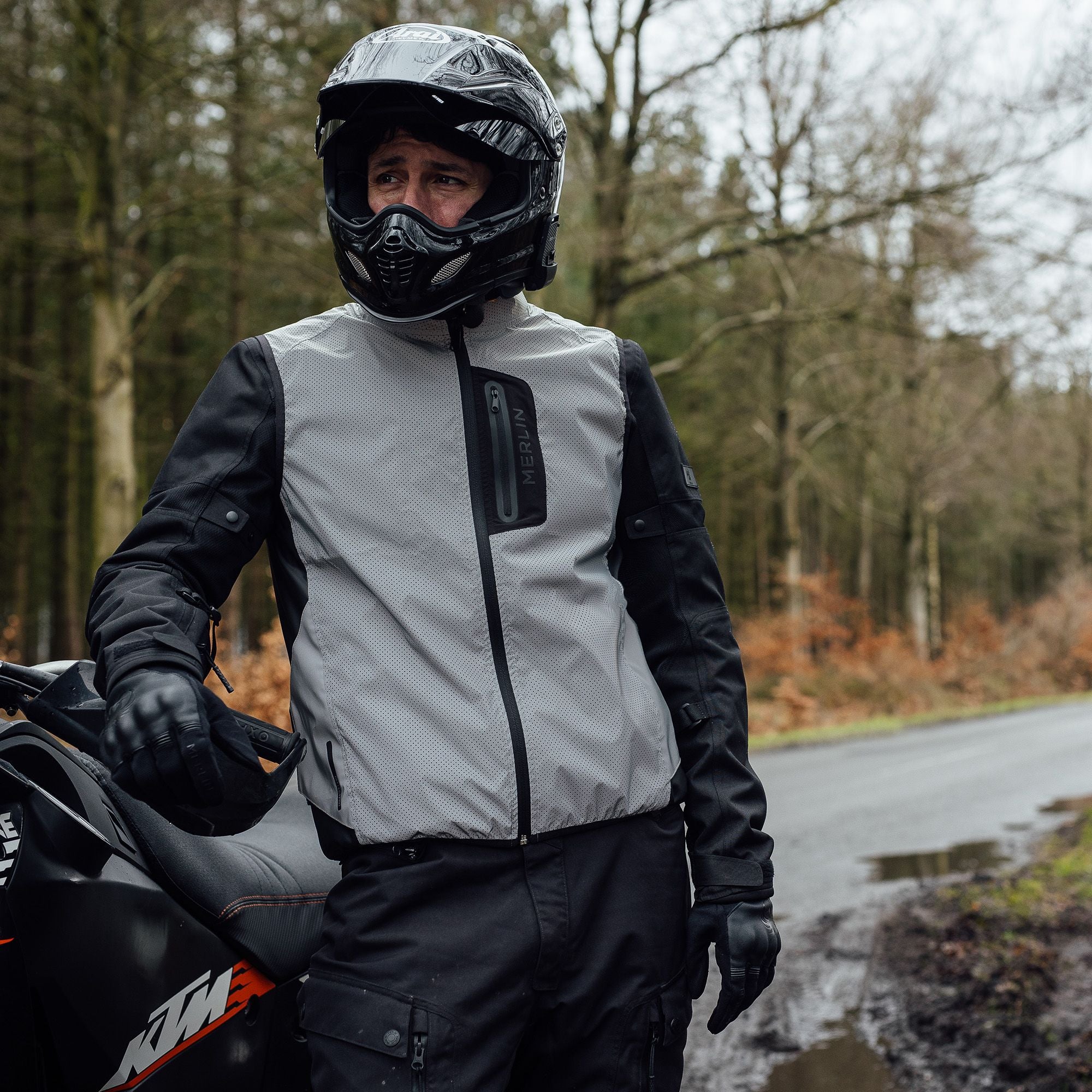 ReflectPro Mesh Vest Merlin Motorcycle Clothing