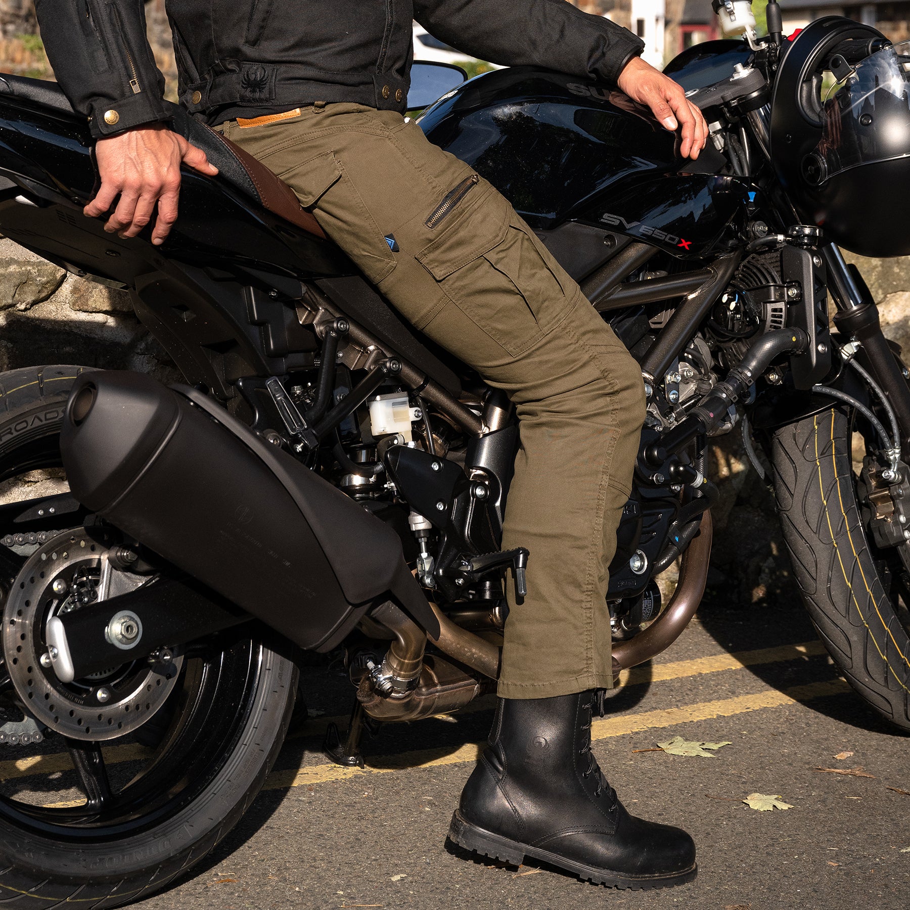 Remy Cargo Style Kevlar Motorcycle Jeans - Merlin Bike Gear – Merlin ...